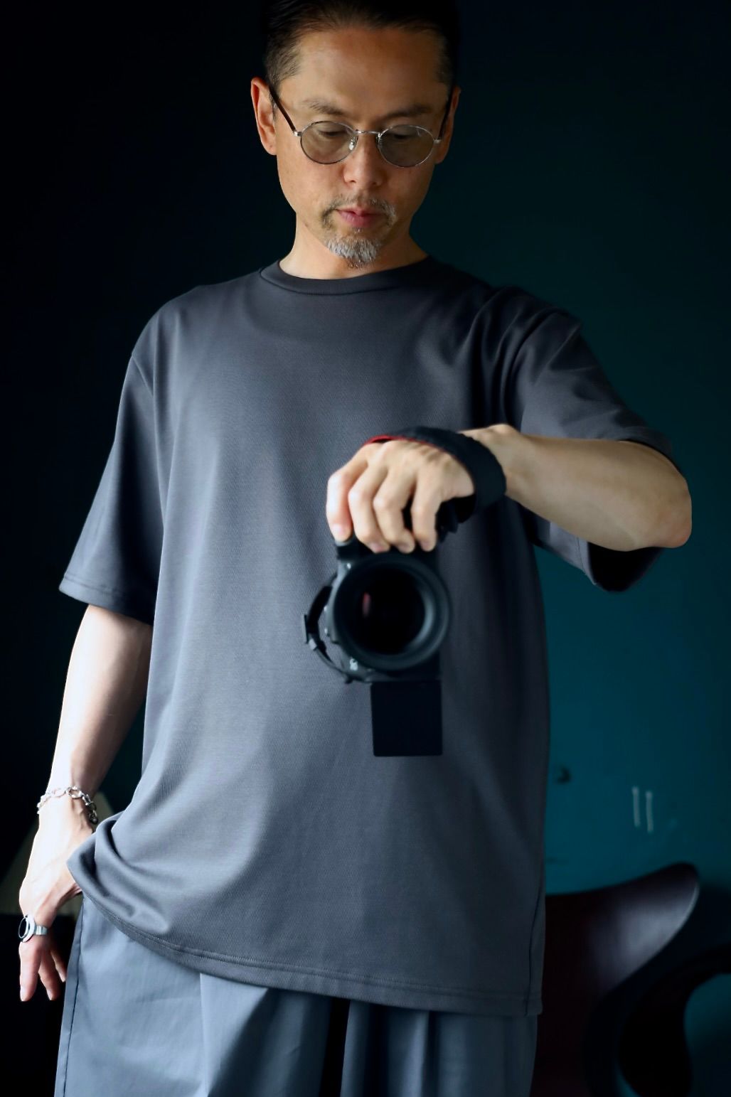 グラフペーパー DRY 2-Pack Crew Neck Tee(GRAY)