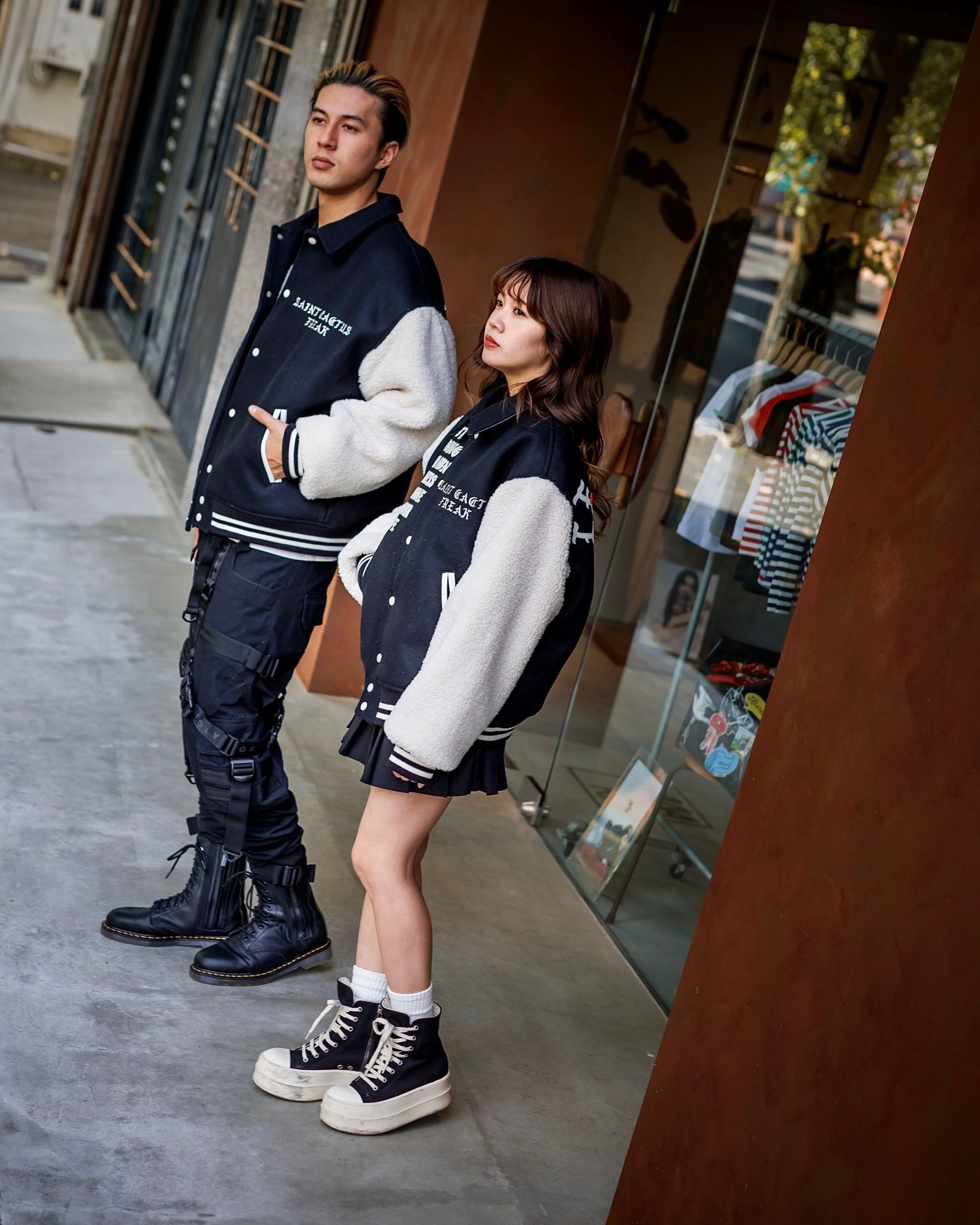 セントマイケル24AW LMA CP_VARSITY JKT(SM-YS1-0000-C08)BLACK