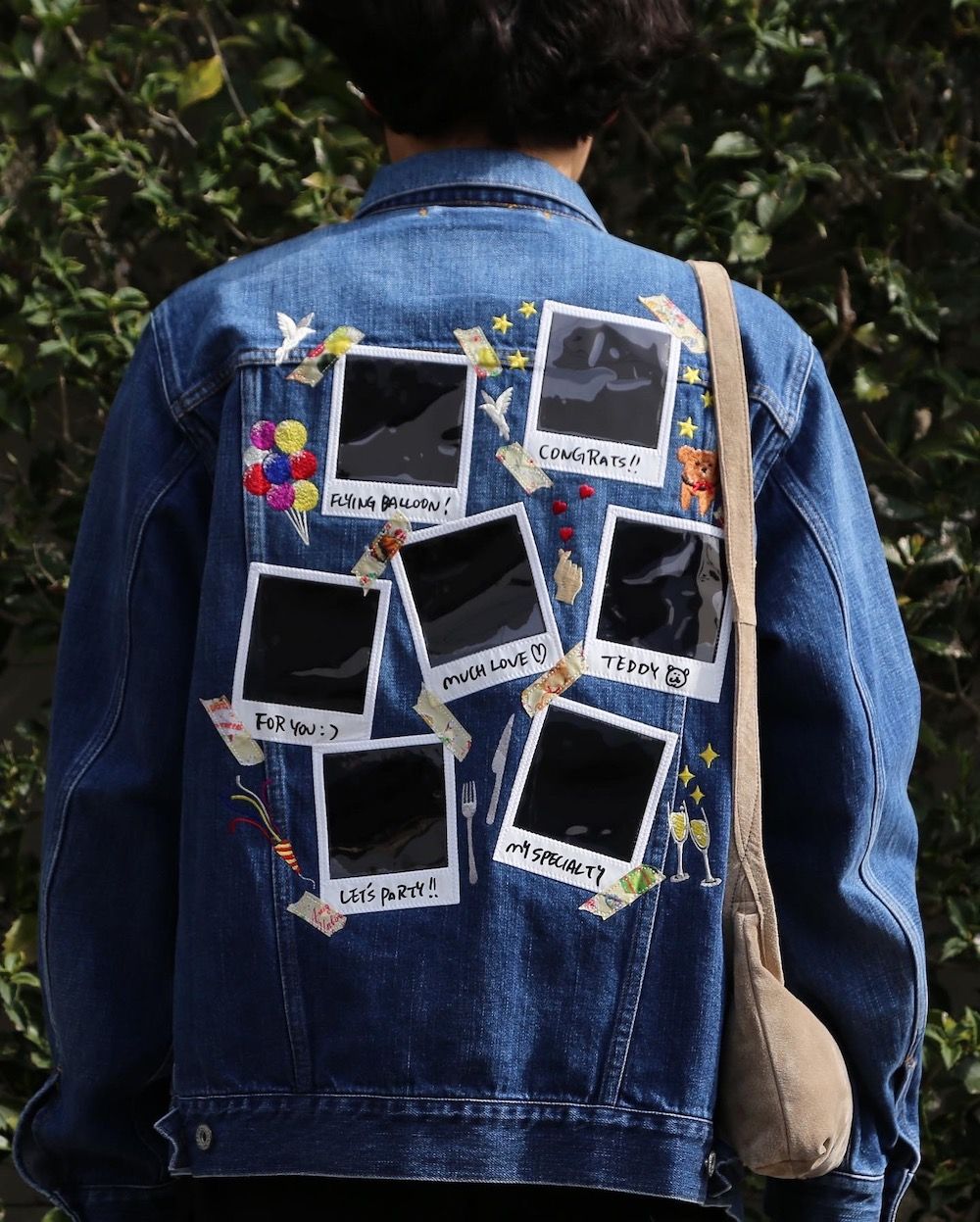 doublet MEMORIAL POLAROID DENIM JACKET(21SS06BL115) style. 2021.03.29.