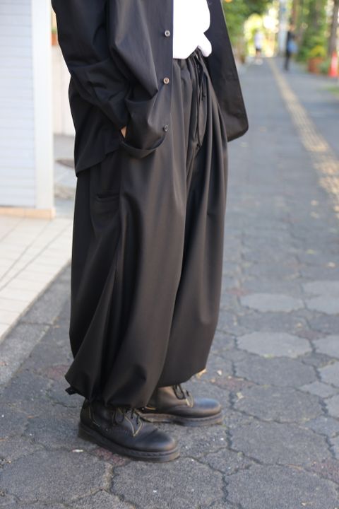 yohji yamamoto Y's BANG ON! ブロードシャツ "BLACK"Style.2020.8.14.