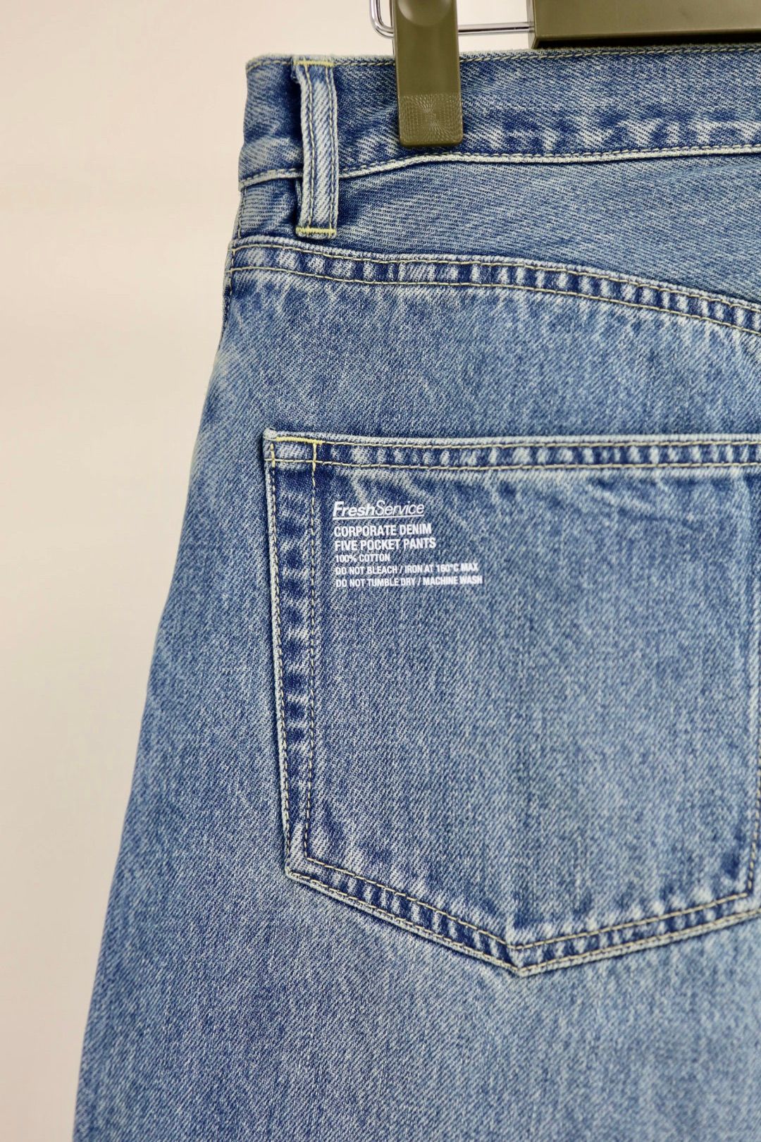 フレッシュサービス CORPORATE DENIM FIVE POCKET PANTS (FSC261-40127FB)LIGHT WASH☆12月20日(土)発売！