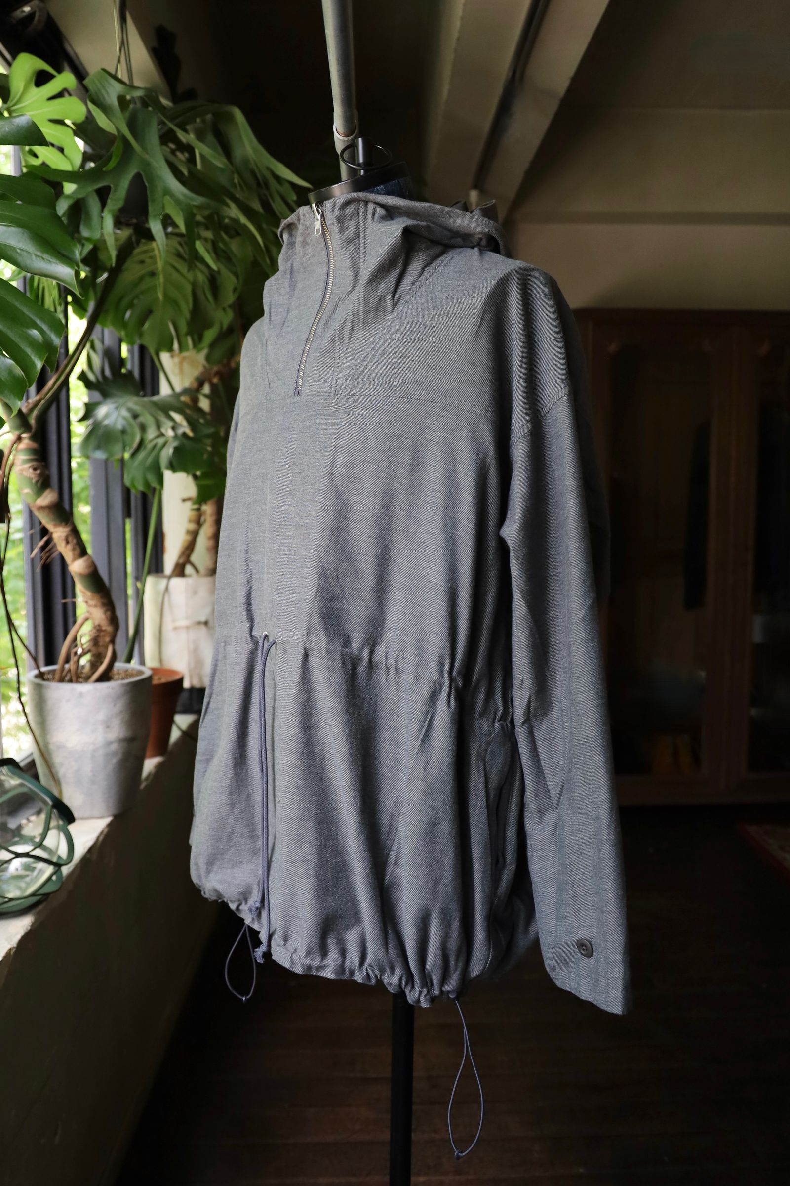 フレッシュサービス TYPEWRITER REVERSIBLE WINDBLUSE(FSC243-30007)GRAY