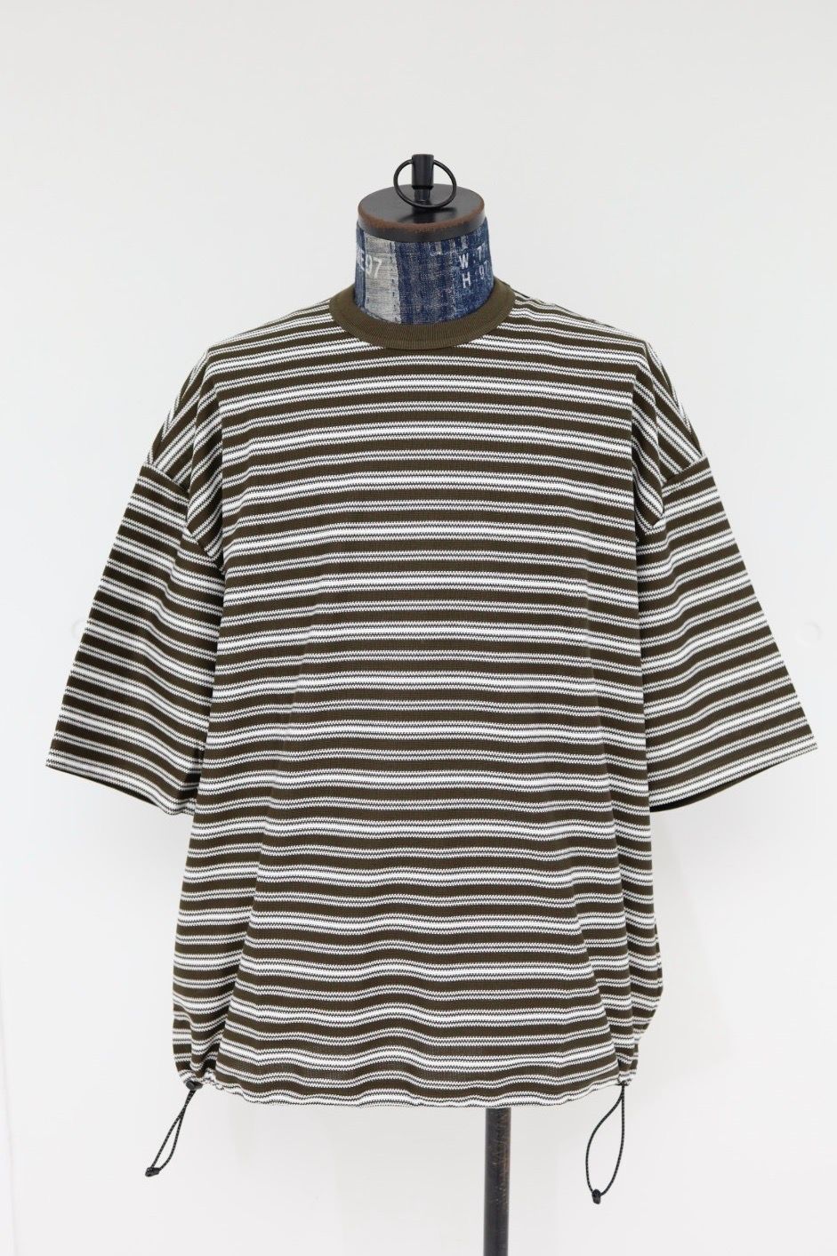 コムデギャルソンオム26SS ラッセルボーダーTシャツ(HQ-T018-051)BROWN×WHITE☆5月1日(金)発売！