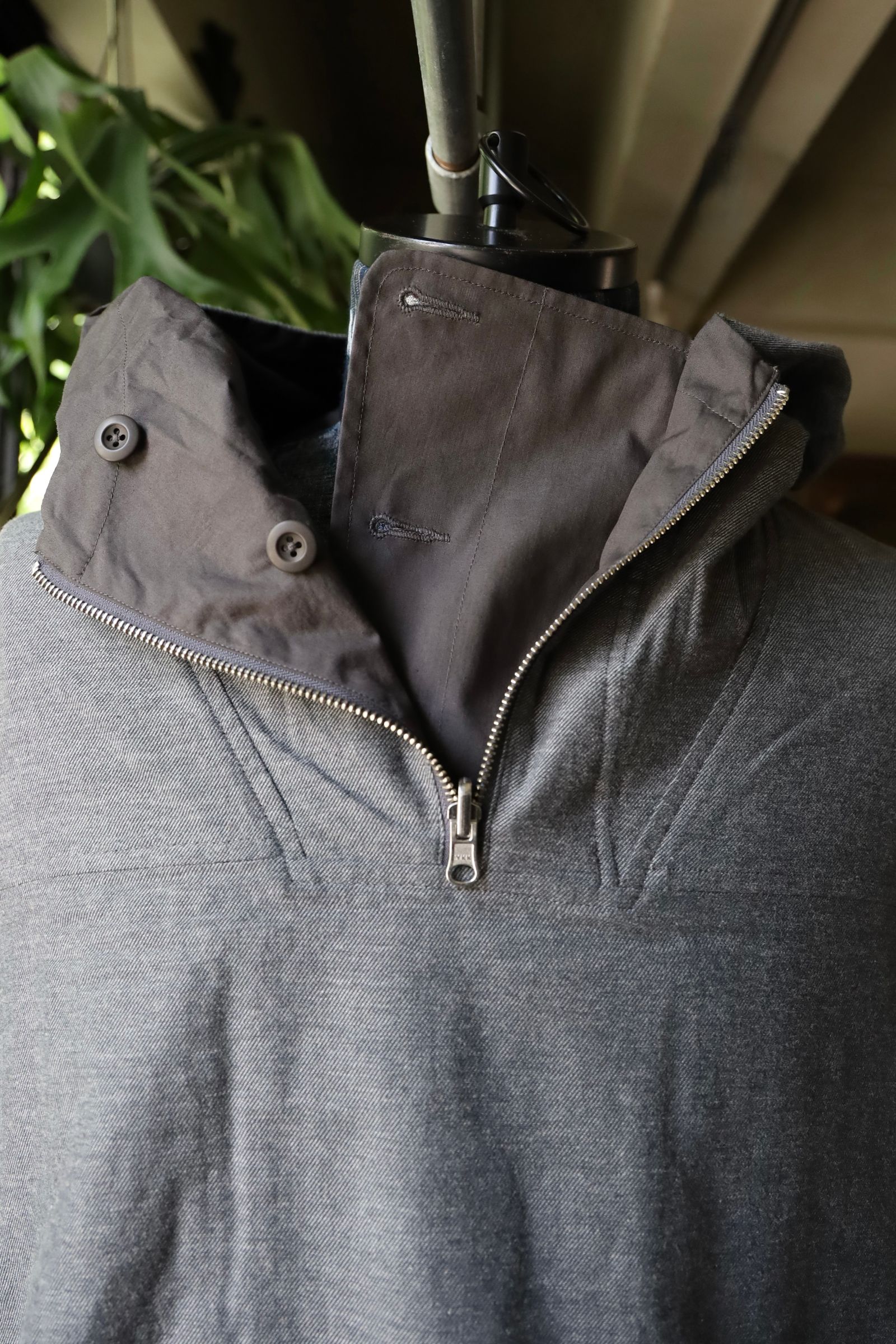 フレッシュサービス TYPEWRITER REVERSIBLE WINDBLUSE(FSC243-30007)GRAY