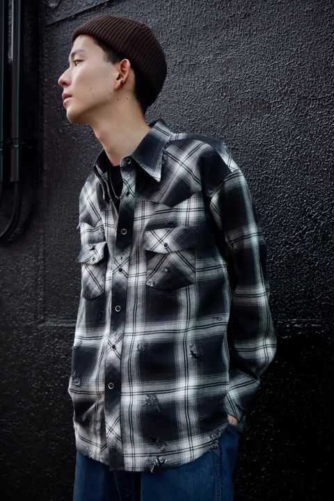 Rafu ラフ 2023AW WESTERN SHIRTスタイル
