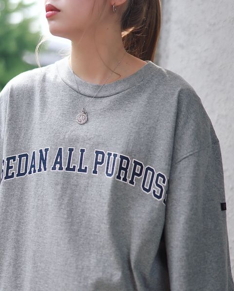 SEDAN ALL-PURPOSE 新作Arch Logo L/S Tee style.2023.7.29