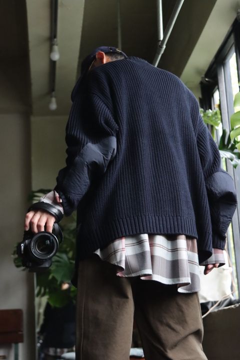 フレッシュサービス22AW HIGH NECK COMBAT KNITスタイル2022.10.9.