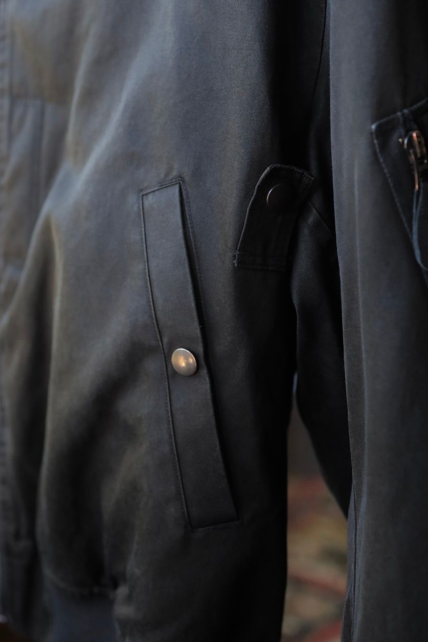 アプレッセ 2025 STYLE2 Vintage Silk Flight Custom Jacket(25AAP-01-28)BLACK☆10月25日(土)発売!