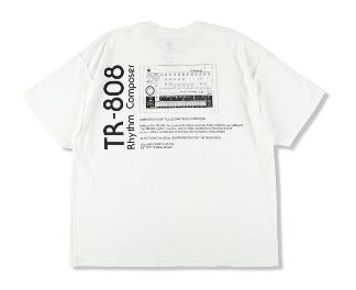 イズネスミュージック 26SS TR-808 T-SHIRTS(ISNESS MUSIC×ROLAND)(IIMP7_06_TR-808T01)WHITE☆新作発売！