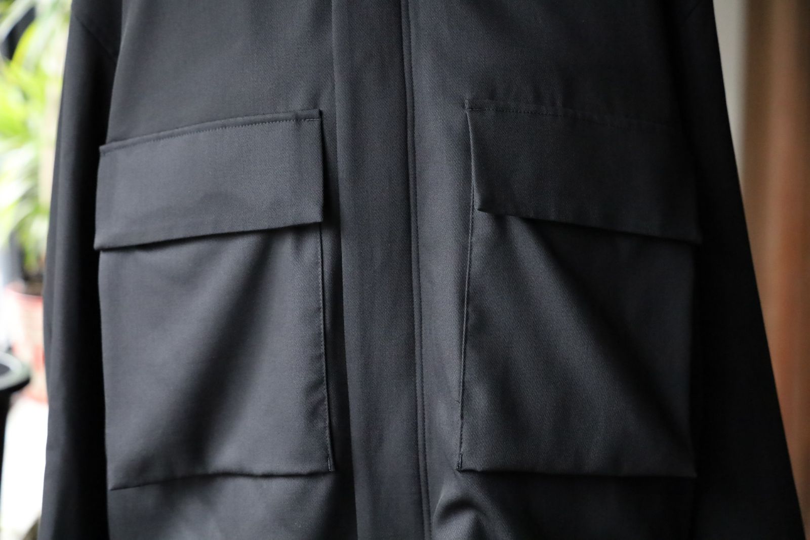 グラフペーパー 25AW Techno Wool Nylon Field Jacket(GM253-30315)BLACK☆9月27日(土)発売！