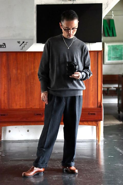 A.PRESSE 22FW L/S Knit T-Shirt スタイル.2022.8.17.