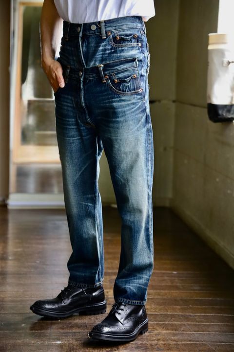 JUNYA WATANABE MAN ダブルウエストLevi's Wネームデニムスタイル.2025.5.7.