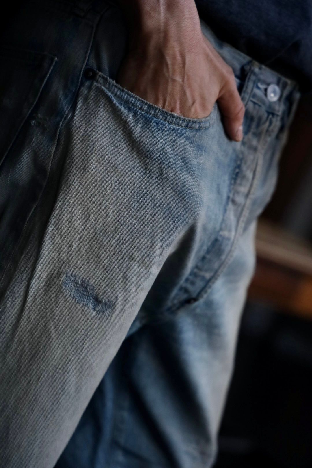 アプレッセ No.37 Washed Wide Denim Pants(25SAP-04-06H)BLEACH☆2月22日(土)発売！