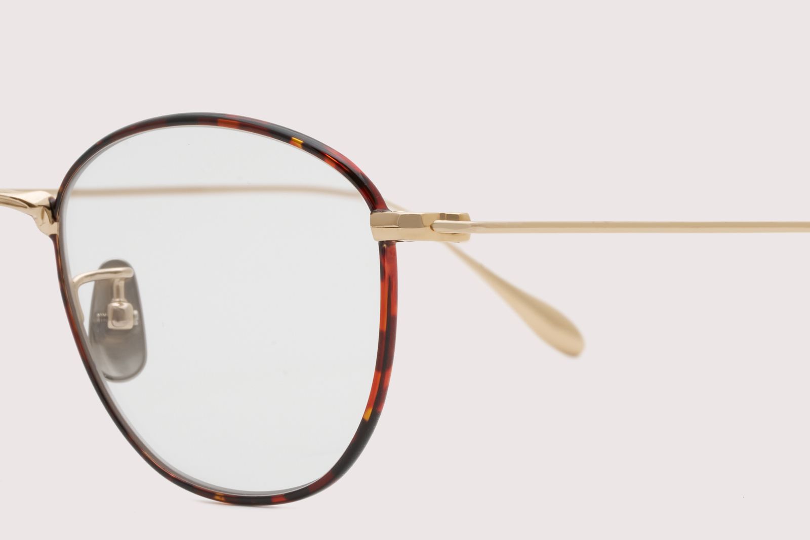 ノチノオプティカル KOUGETSU NOCHINO-N13 #5. CHAMPAGNE GOLD & AMBER× CLEAR to D.GREY (調光モデル)☆4月18日(土)再入荷！