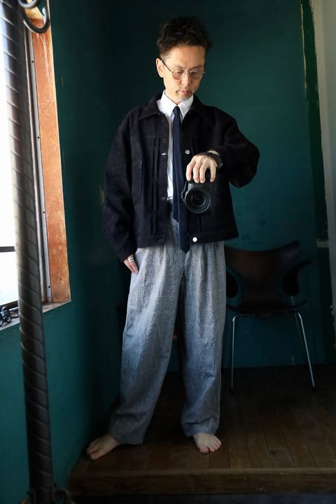 A.PRESSE 2025 STYLE2 Suede Leather 1st Type Jacketスタイル2025.6..28.
