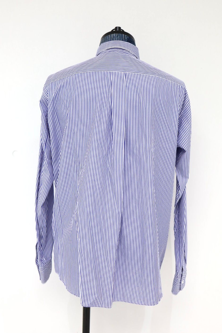 グラフペーパーシャツ Broad Stripe Regular Collar Shirt (GM264-50021STB)BLUE STRIPE☆10月31日(土)発売！