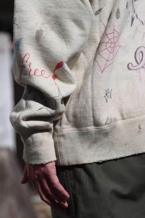 Saint Mxxxxxx × Dr.Wooコラボフーディーstyle.