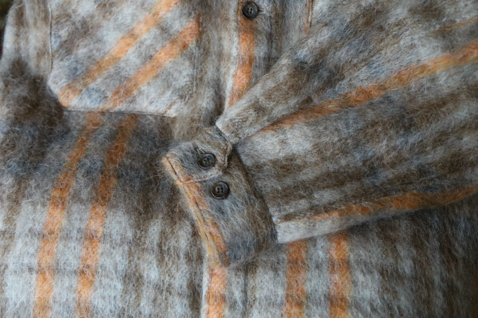 イズネス 25AW CPO SHIRT JACKET (25AW_29_1003AWSH01SW)BEIGE×ORANGE☆新作発売！