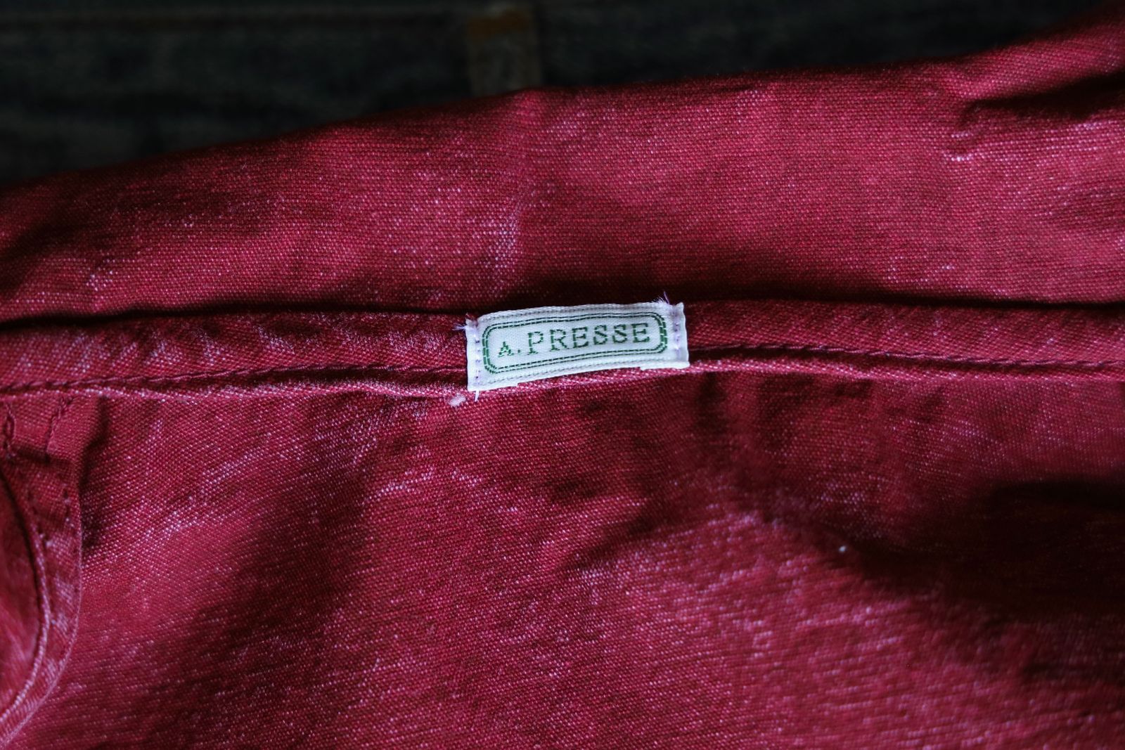 アプレッセ 2025 STYLE2 Vintage  Hunting Jacket(25AAP-01-49)RED☆再入荷！