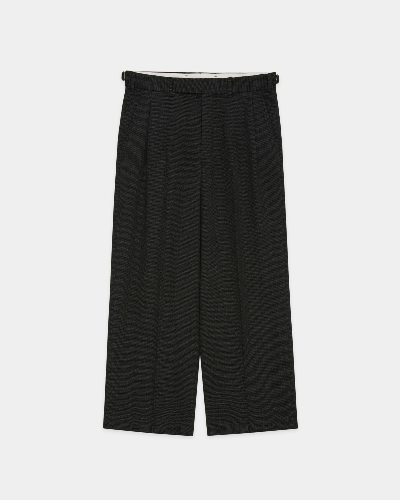 マーカ 26AW SINGLE PLEAT WIDE TROUSERS(M26C10PT02C) GRAY BIRD’S-EYE☆新作発売！