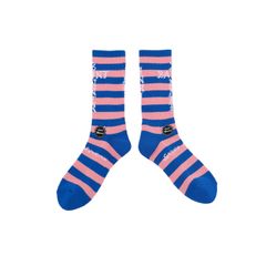 セントマイケル 26AW BORDER SOCKS(SM-MK1-0000-102)BULE＋PINK☆10月10日(土)発売！
