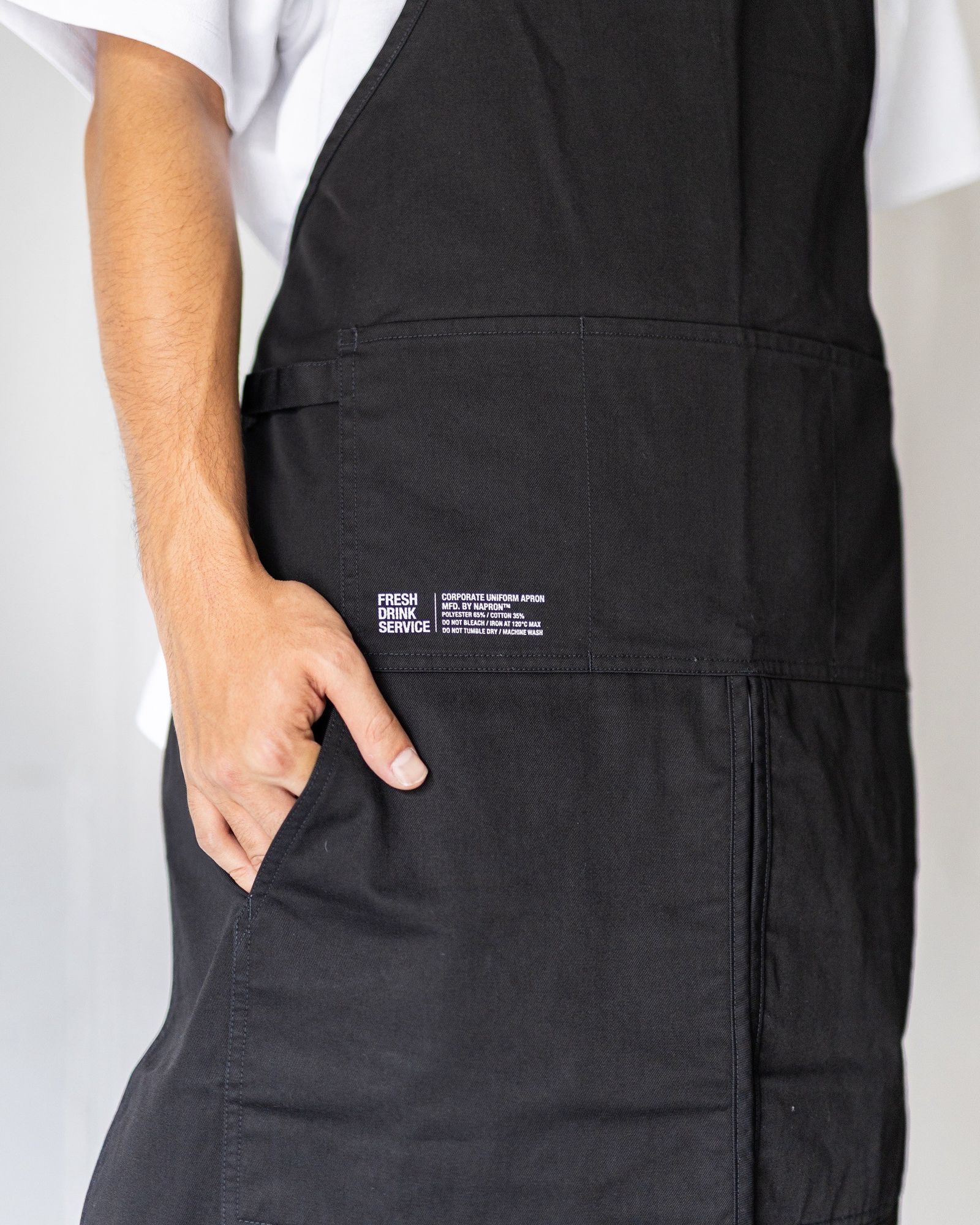 フレッシュサービス  FDS_CORPORATE UNIFORM APRON(FDS252-99087)BLACK