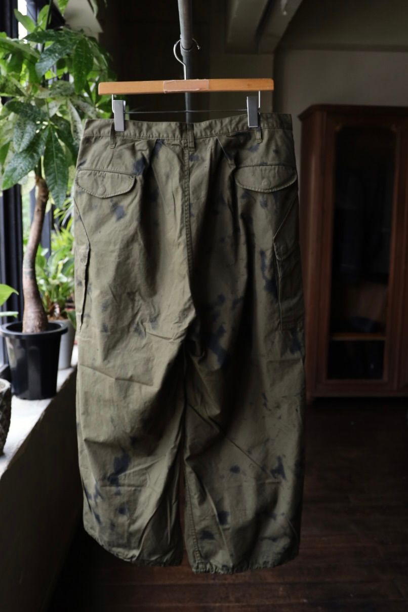 Gurank グランク Poplin camouflage cargo pants(2552)KHAKI/BLACK★新作発売！