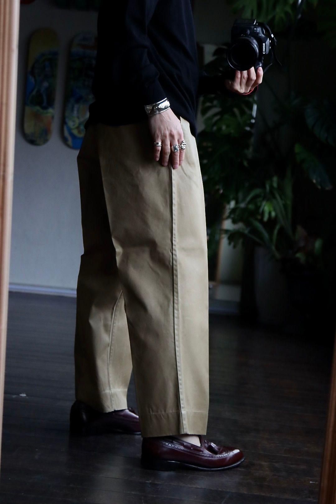 A.PRESSE Vintage US ARMY Chino Trousersスタイル | 3145 | mark