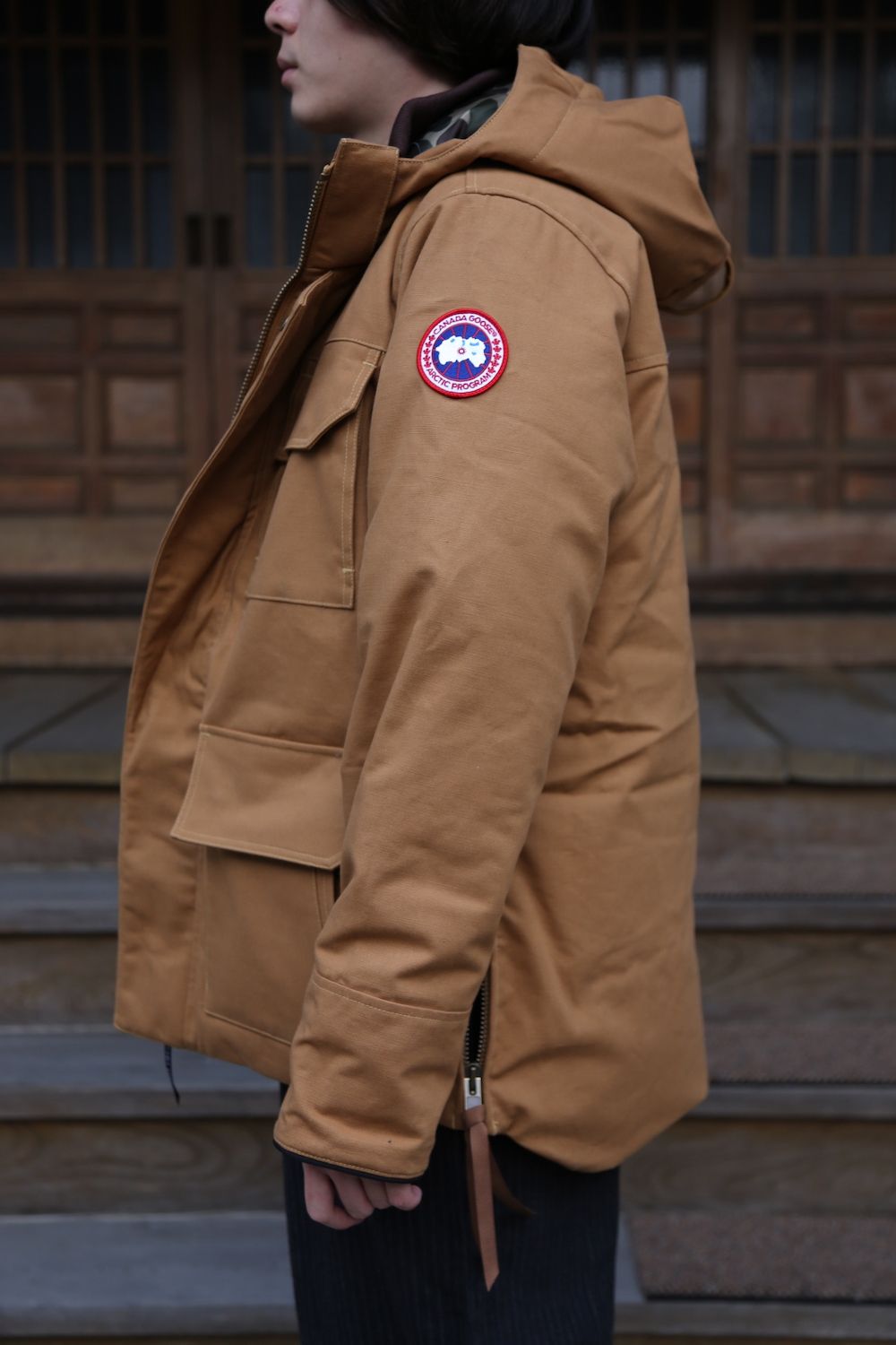 CANADA GOOSE×JUNYA WATANABE MAN綿ダックコラボレーションダウンジャケット(WF-J401-051)"BROWN"style.2020.10.10.