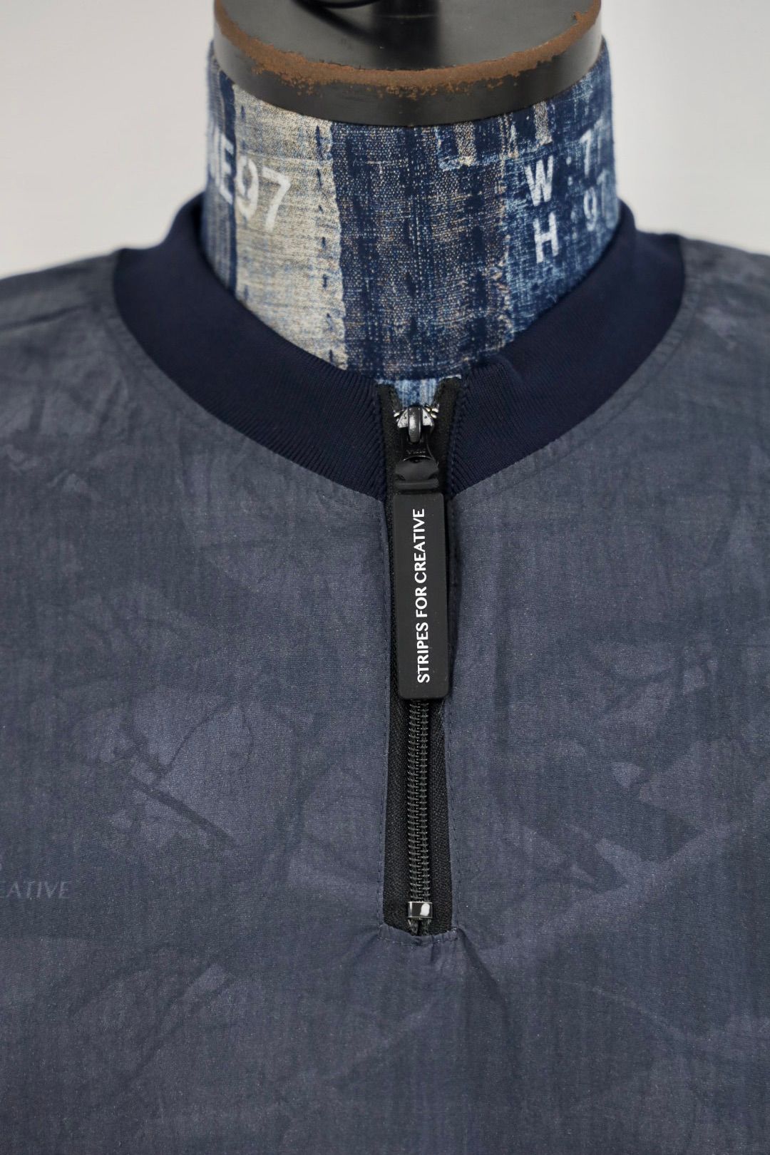 S.F.C 25FW エスエフシー BASEBALL HALF ZIP JACKET (SFCFW25J03)Black Tree Camo