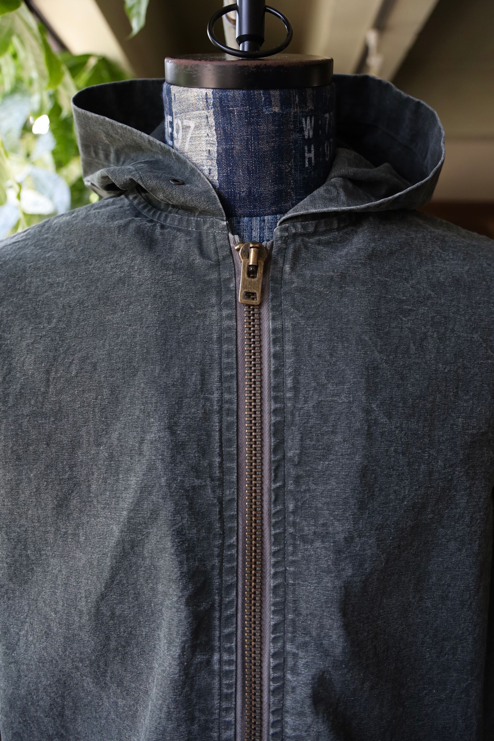 アプレッセ 2025 STYLE2 Vintage US Navy Zip Hoodie (25AAP-01-54)OLIVE
