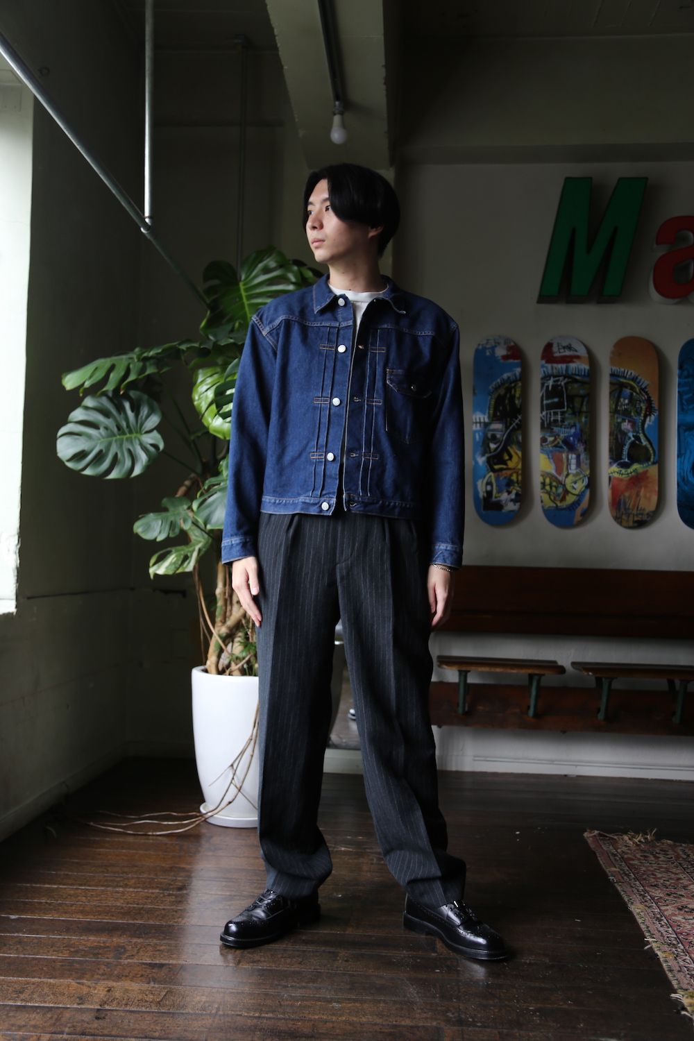 全国総量無料で CIOTA Single Pocket Denim Jacketデニムジャケット