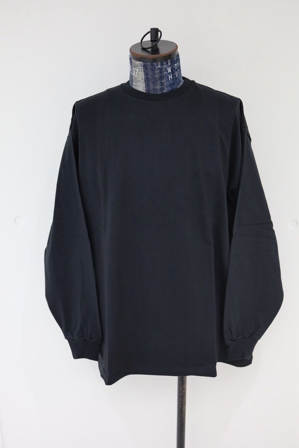 グラフペーパー  L/S Oversized Tee(GU261-70113B)BLACK☆3月14日(土)発売！