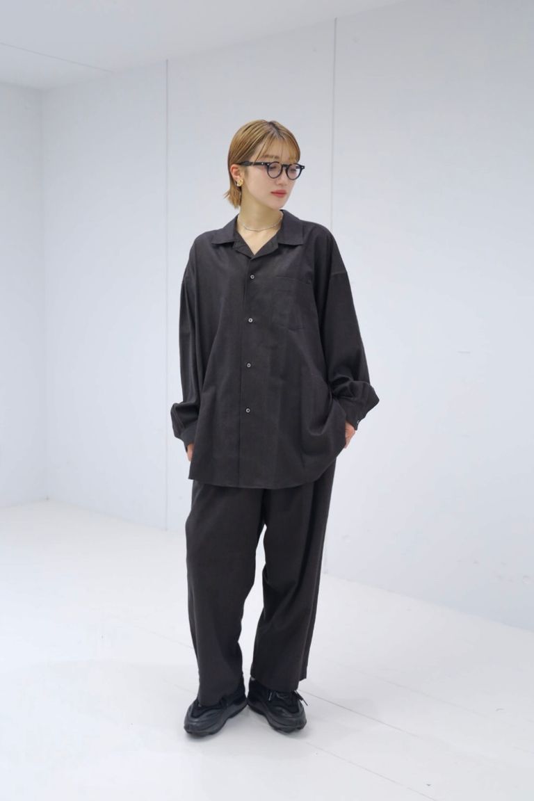 Graphpaper SIDOGRAS Cotton Herringbone Flannel Sleeping Shirt STYLE 2025.10.24