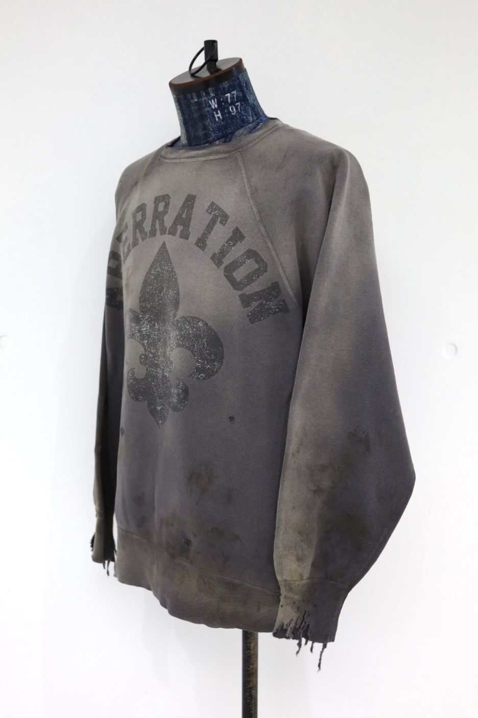 セントマイケル 26SS CREW NECK SWEAT(SM-MK8-0000-054)CHARCOAL