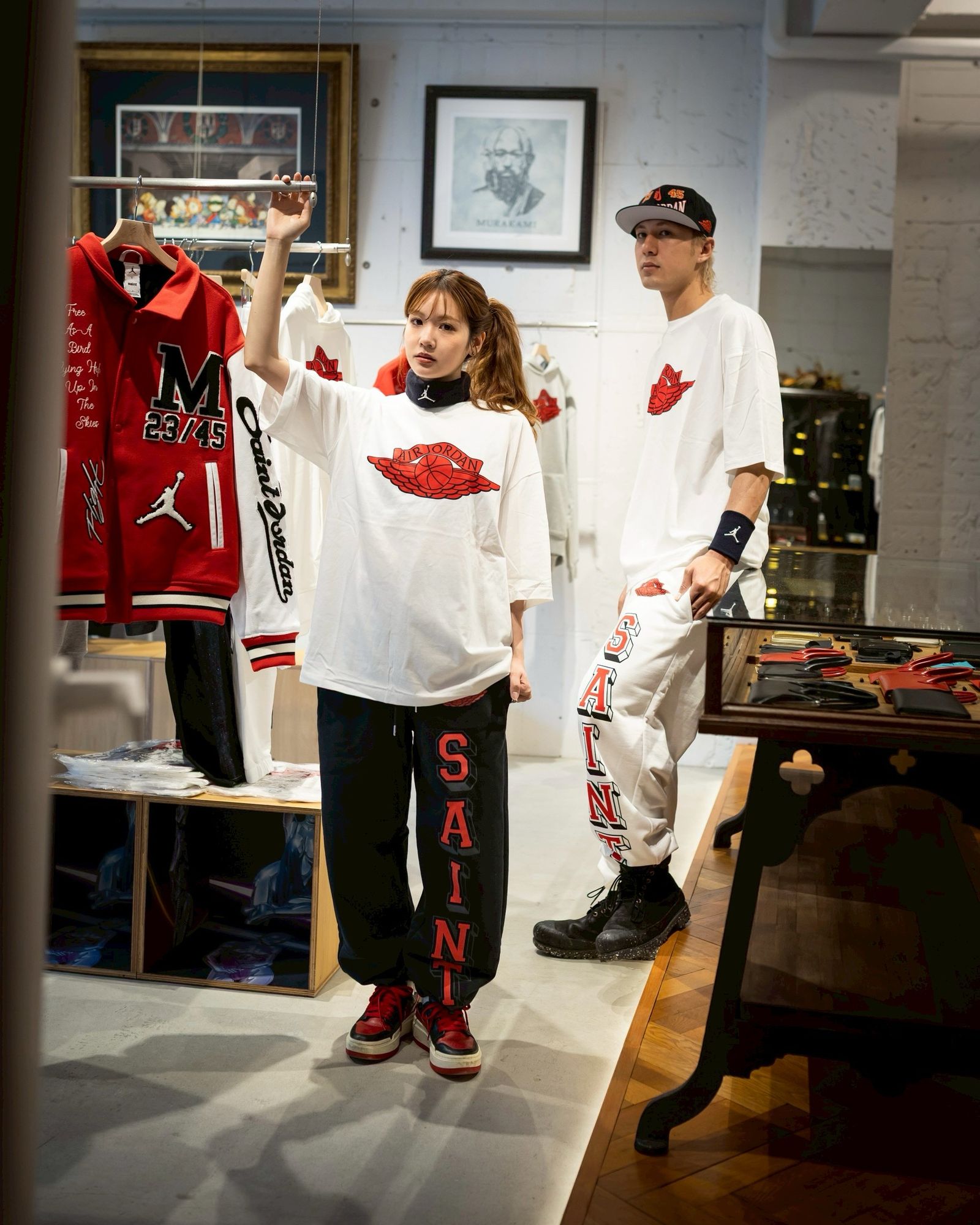 JORDAN BRAND × ©SAINT MXXXXXX (TIME) CAPSULE☆M J SM SS TEE style.2026.5.22