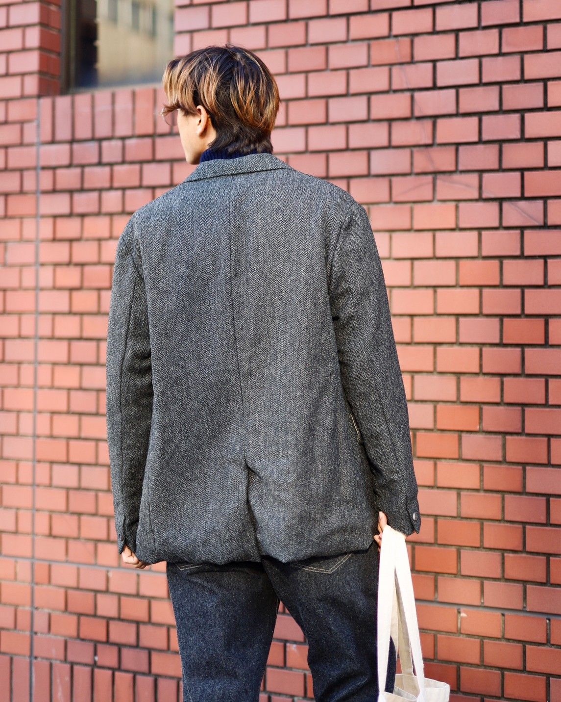 A.PRESSE - アプレッセ Tweed Tailored Jacket(23AAP-01-18H)CHARCOAL ...