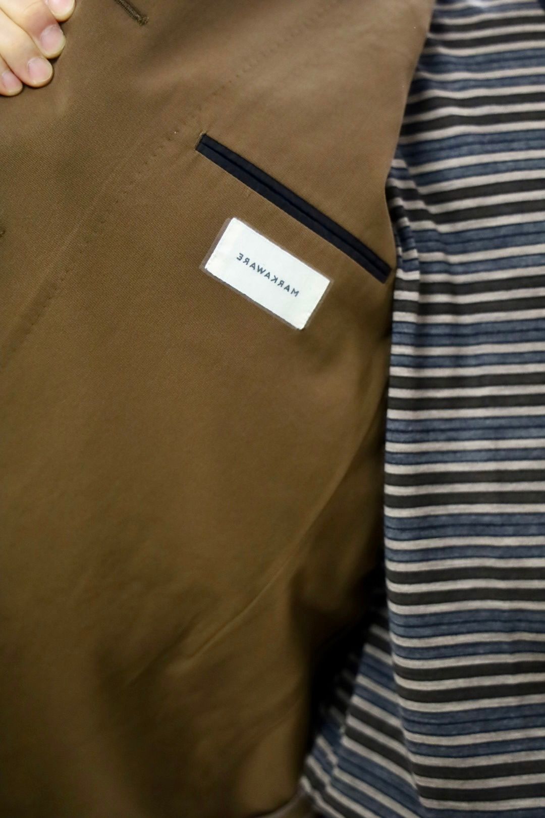 マーカウェア 26SS サックコートSACK COAT(A26A16JK01C)BURNT UMBER☆新作発売！