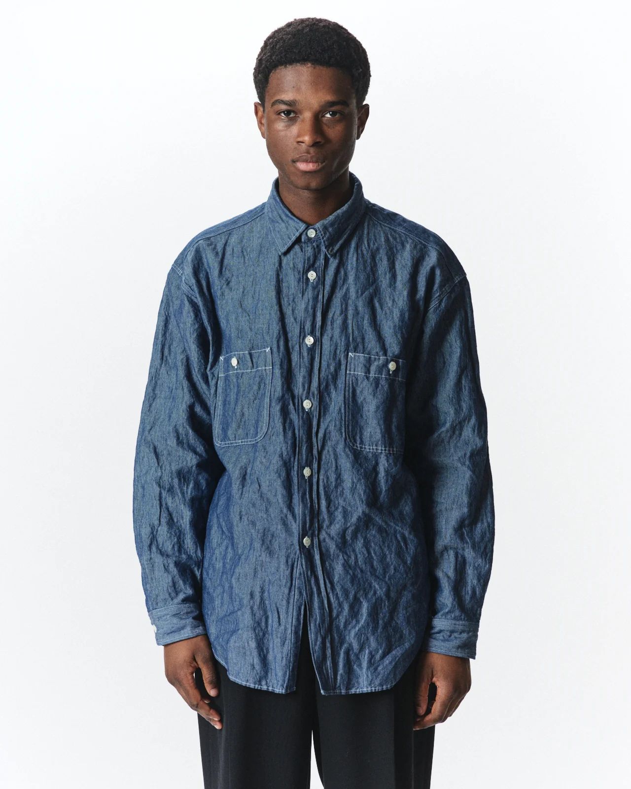 マーカウェア 26AW TWO POCKET WORK SHIRT(A26C09SH01C)INDIGO☆新作発売！