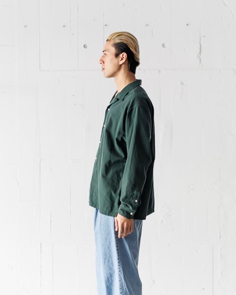 A.PRESSE Silk Cotton Open Collar L/S Shirt 3月8日(土)新作発売！