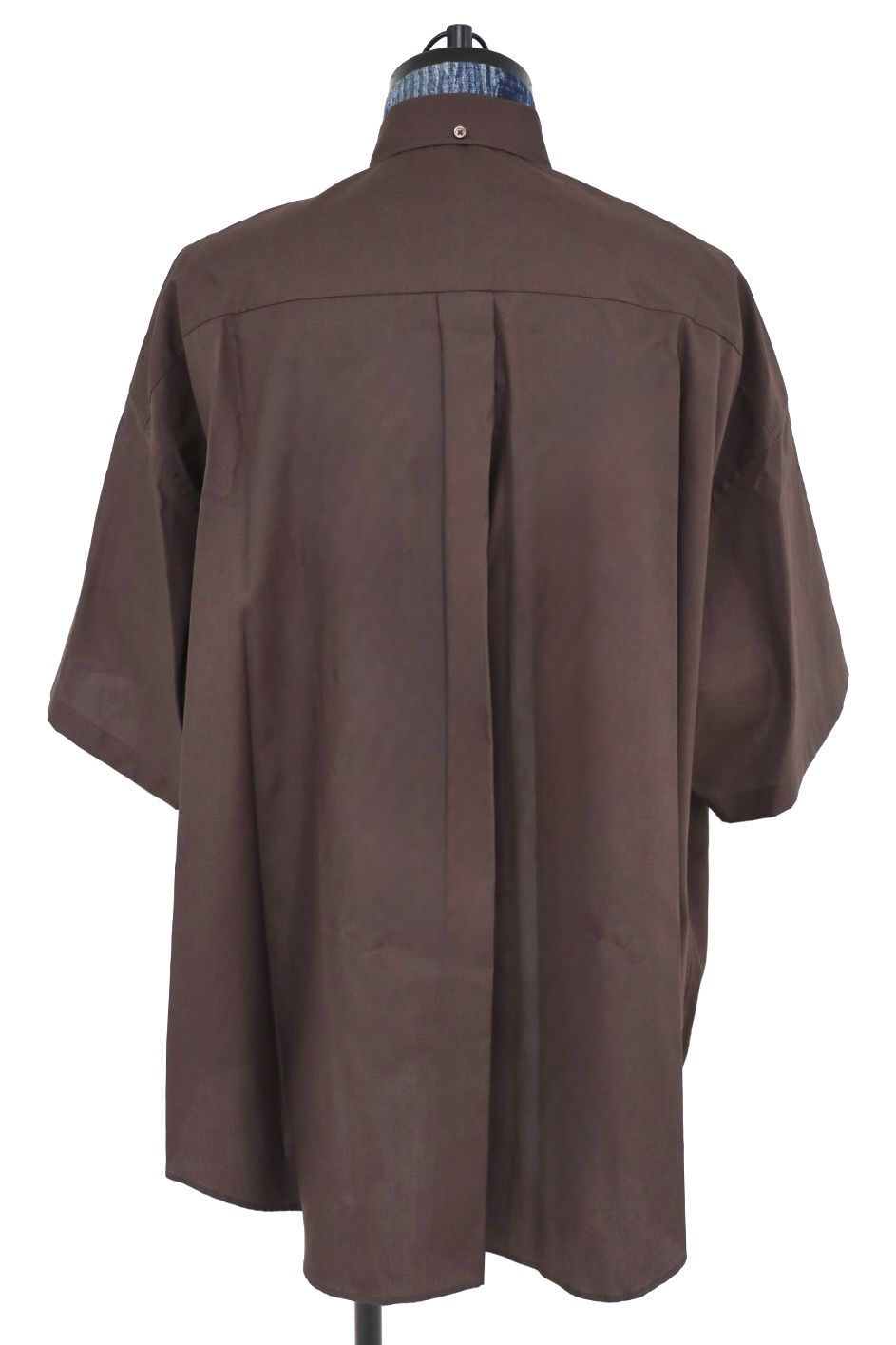 グラフペーパー Easy Care Poplin S/S Oversized B.D Shirt(GM263-50621)BROWN☆7月11日(土)発売！