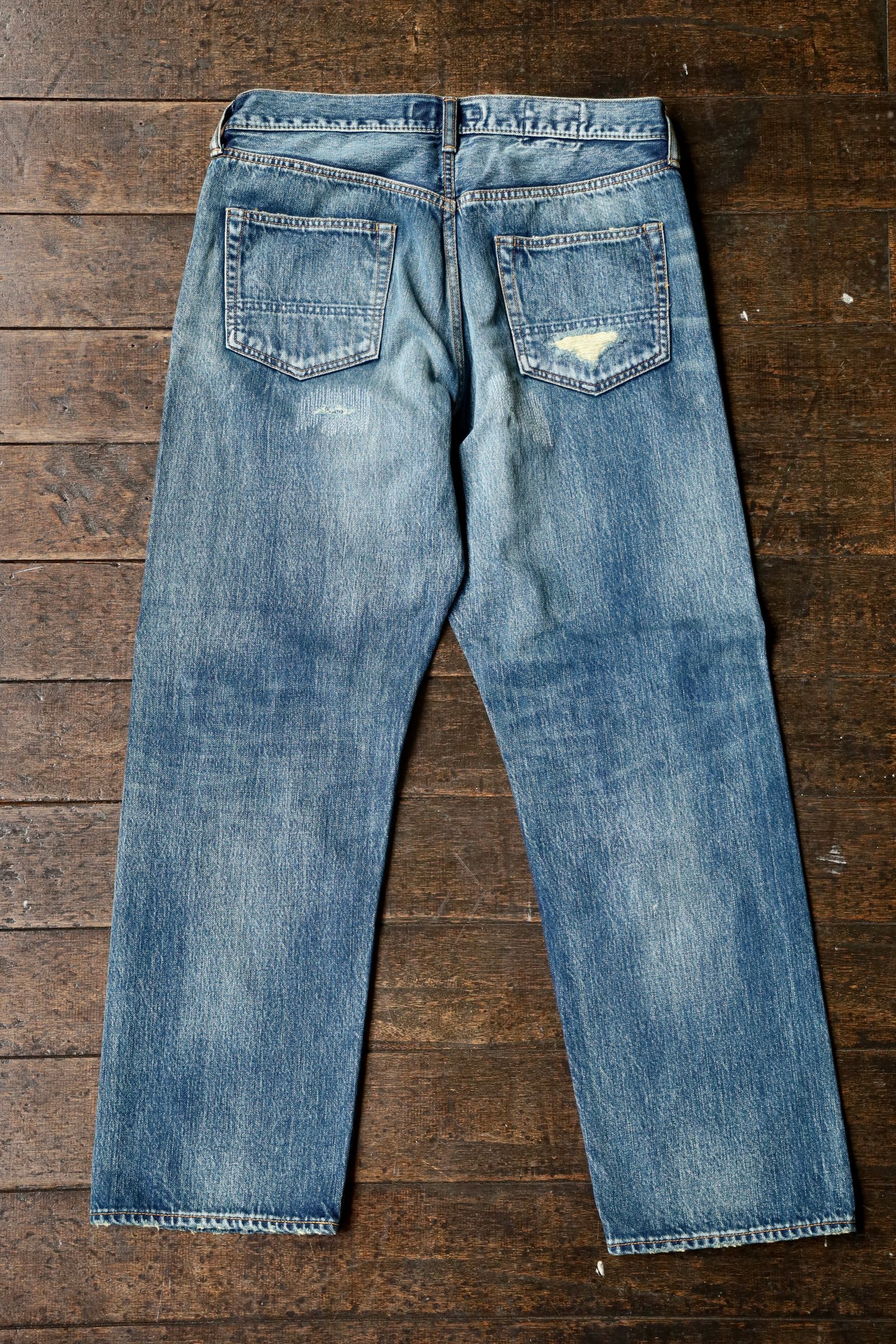 ファンダメンタル デニムパンツ CLASSIC STRAIGHT DENIM CS124 (FA25/MG124)INDIGO