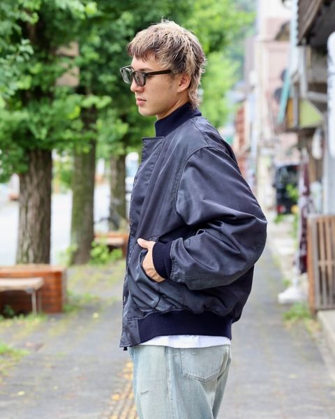 eYe JUNYA WATANABE MAN New Manual Wネーム ナイロンツイル転写プリントジャケット PICKUP STYLE