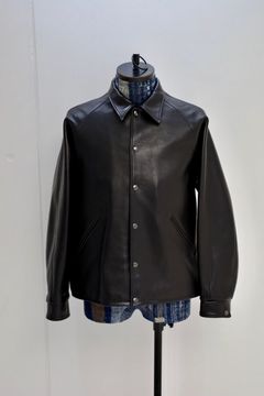 アプレッセ 2025 STYLE2 Leather Coach Jacket(25AAP-01-06)BLACK☆10月11日(土)発売！