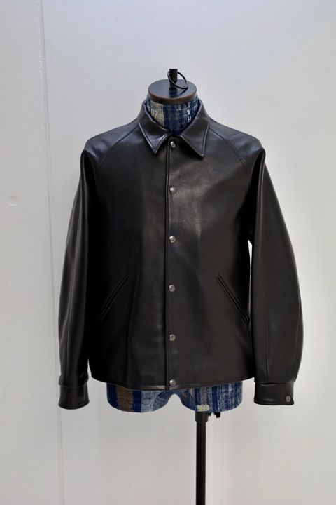 アプレッセ 2025 STYLE2 Leather Coach Jacket(25AAP-01-06)BLACK☆10月11日(土)発売！
