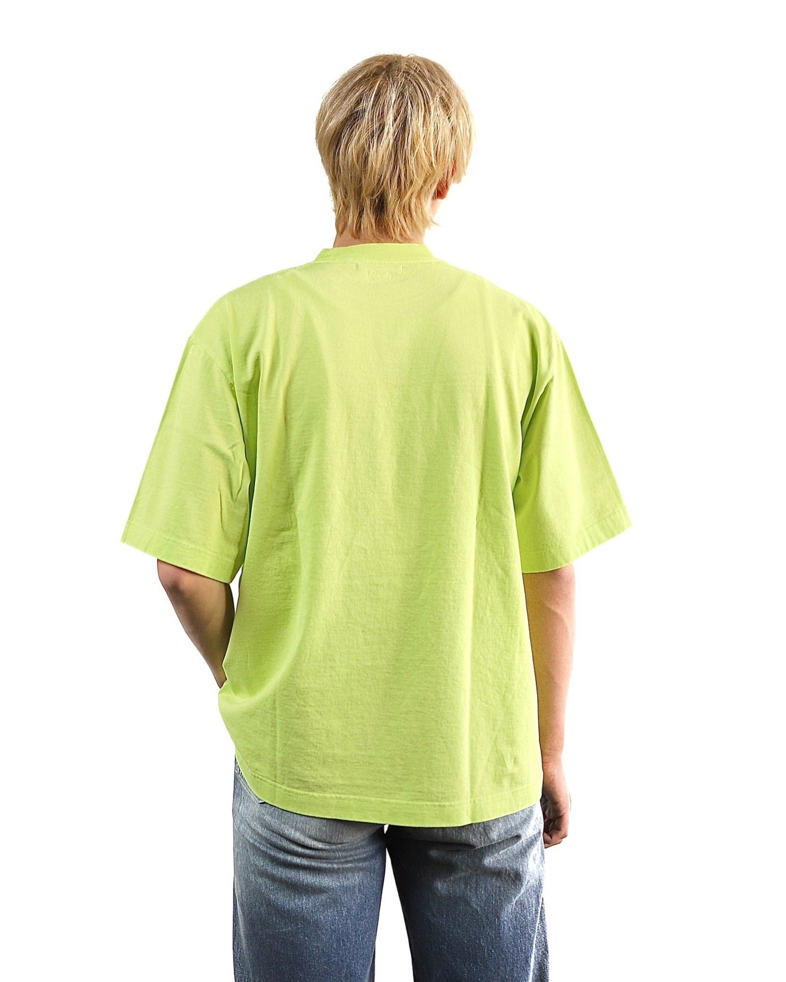 ブラームス24SS blurhms Piece-dyed Plain Tee(BrightYellow) style 2024.3.21