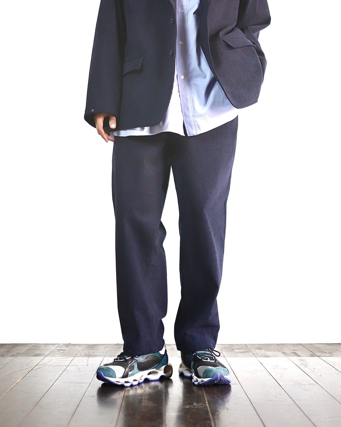 FreshService DRY CORDUROY JACKET"NAVY"スタイル