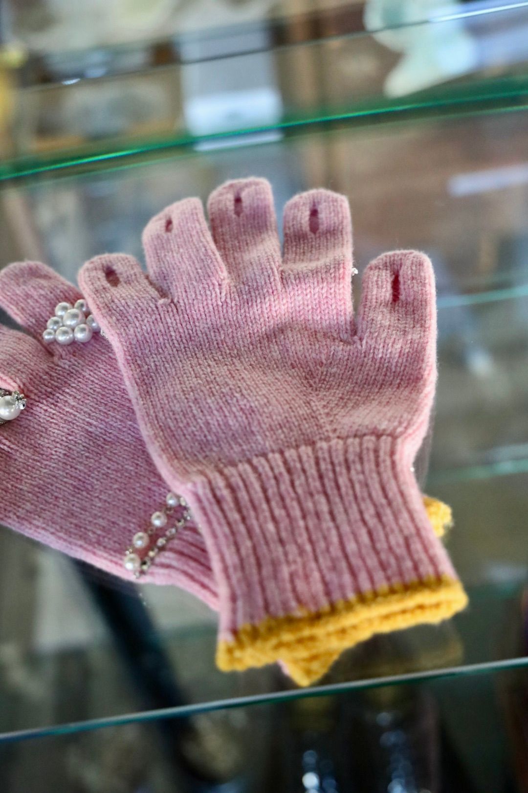 doublet ダブレット25AW KNIT GLOVES WITH RINGS (25AW88GV05) PINK★9月13日(土)発売！
