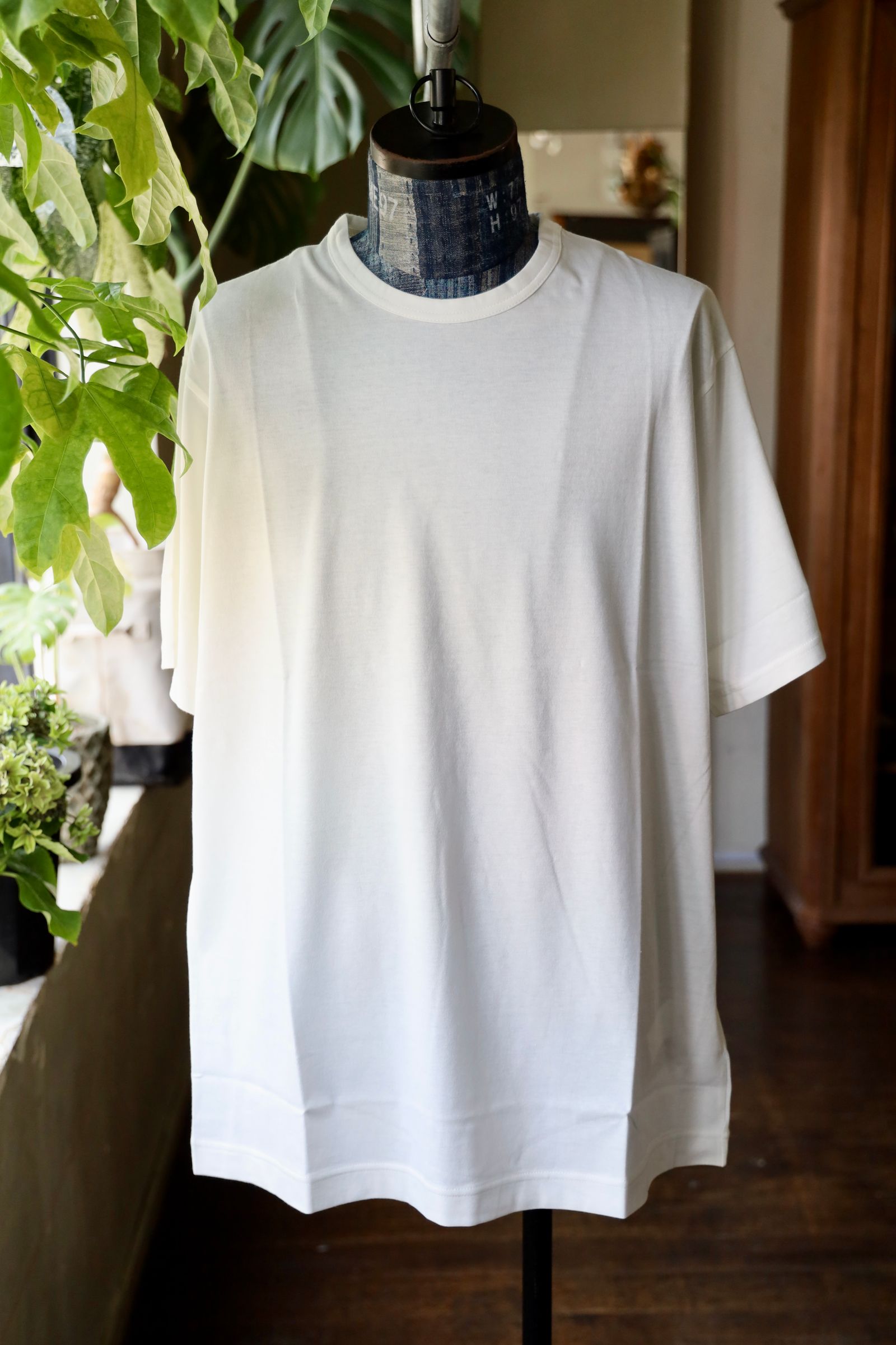 Yohji Yamamoto 25AW 定番半袖天竺TシャツB (HL-T94-992)WHITE
