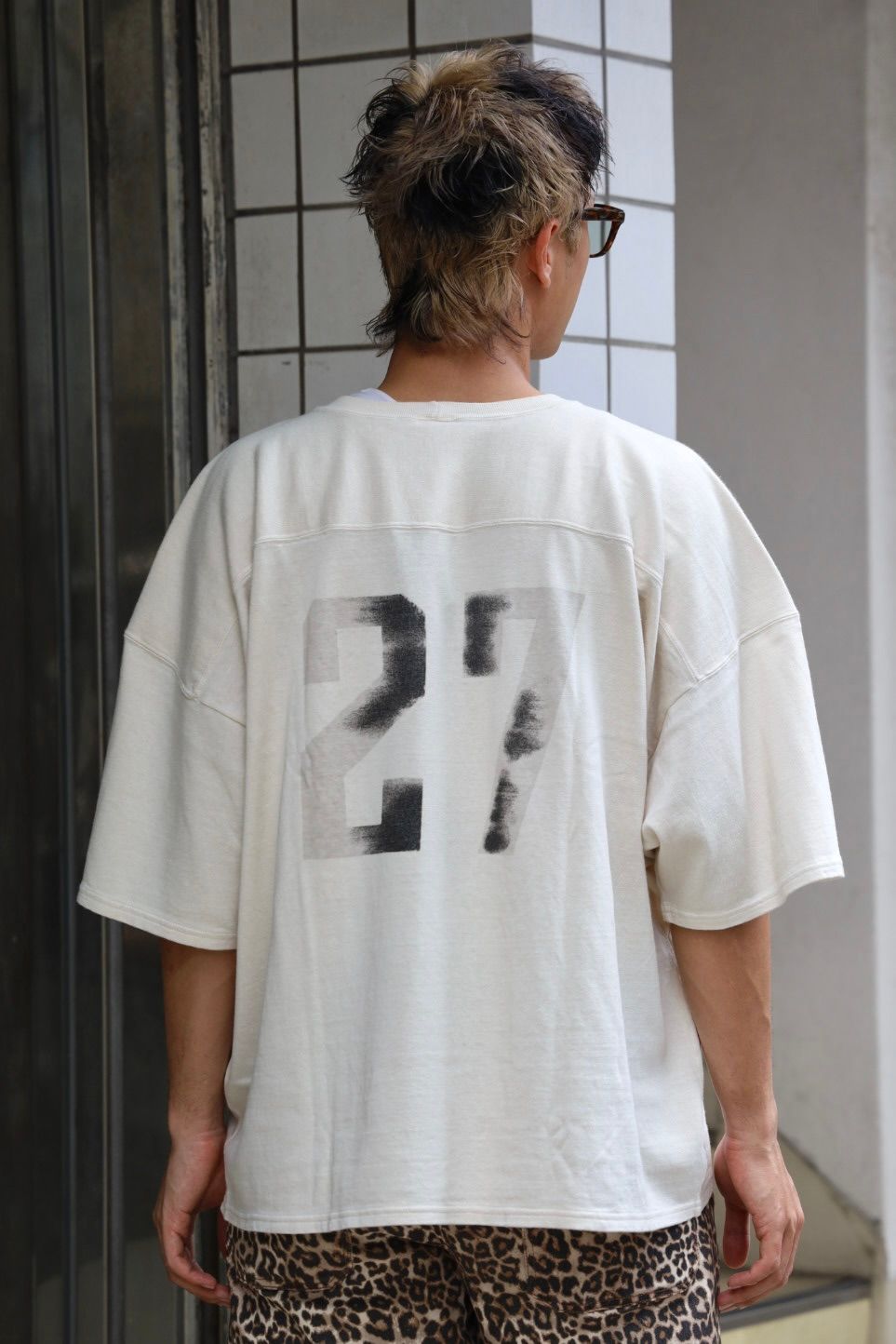 SAINT Mxxxxxx FOOTBALL T-SHIRT PICK UP STYLE